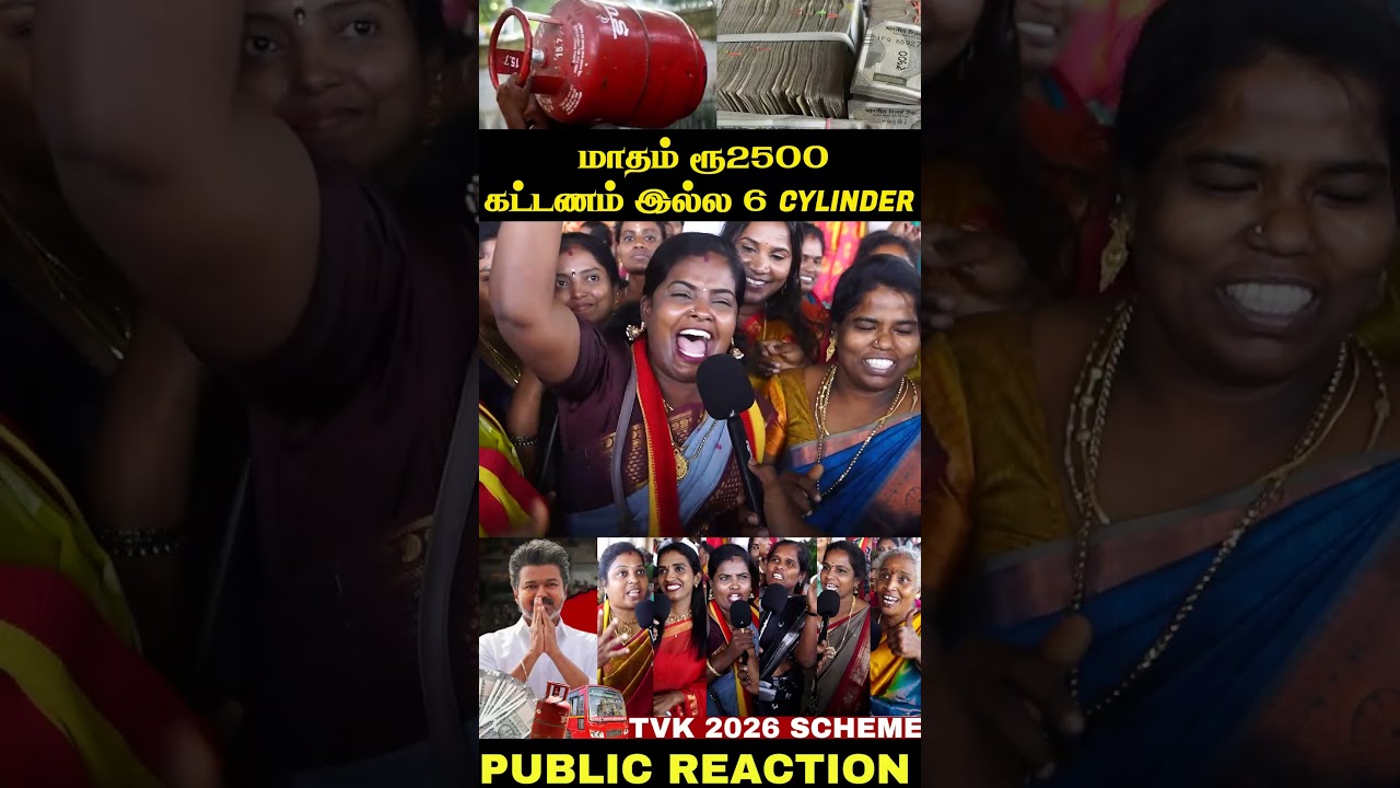 😍😎இதுக்கு அப்புறம் சிறகடிப்போ நாங்க | TVK 2026 TN Election Schemes | Public Opinion #tvk