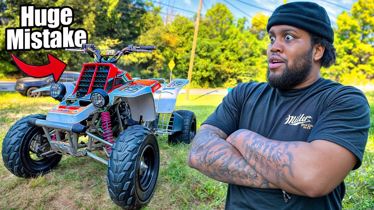 ДЕШЕВЫЙ ремонт Yamaha Banshee за 10 минут!