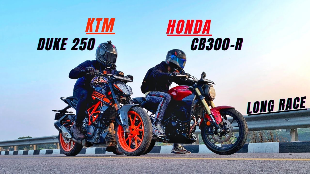 Ktm Duke 250 Bs6 Vs Honda CB300R Drag Race🔥 Amazing Battle | Honda Ne Ye Kya Kar Diya😱