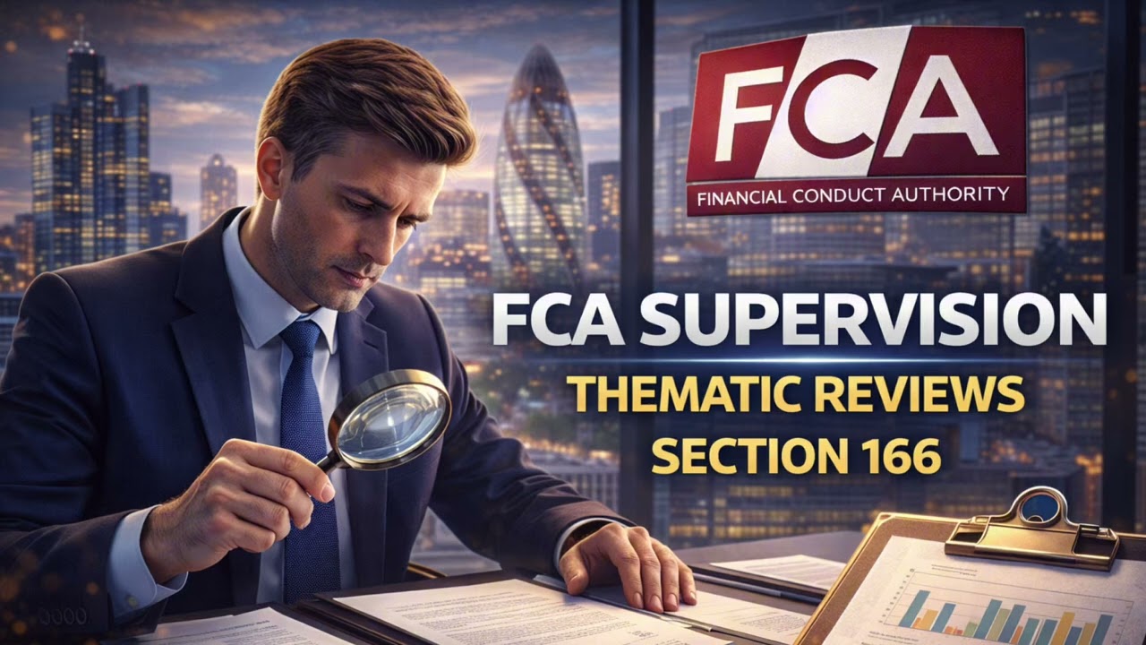 How the FCA Supervises Financial Firms | Thematic Reviews & Section 166 Explained!