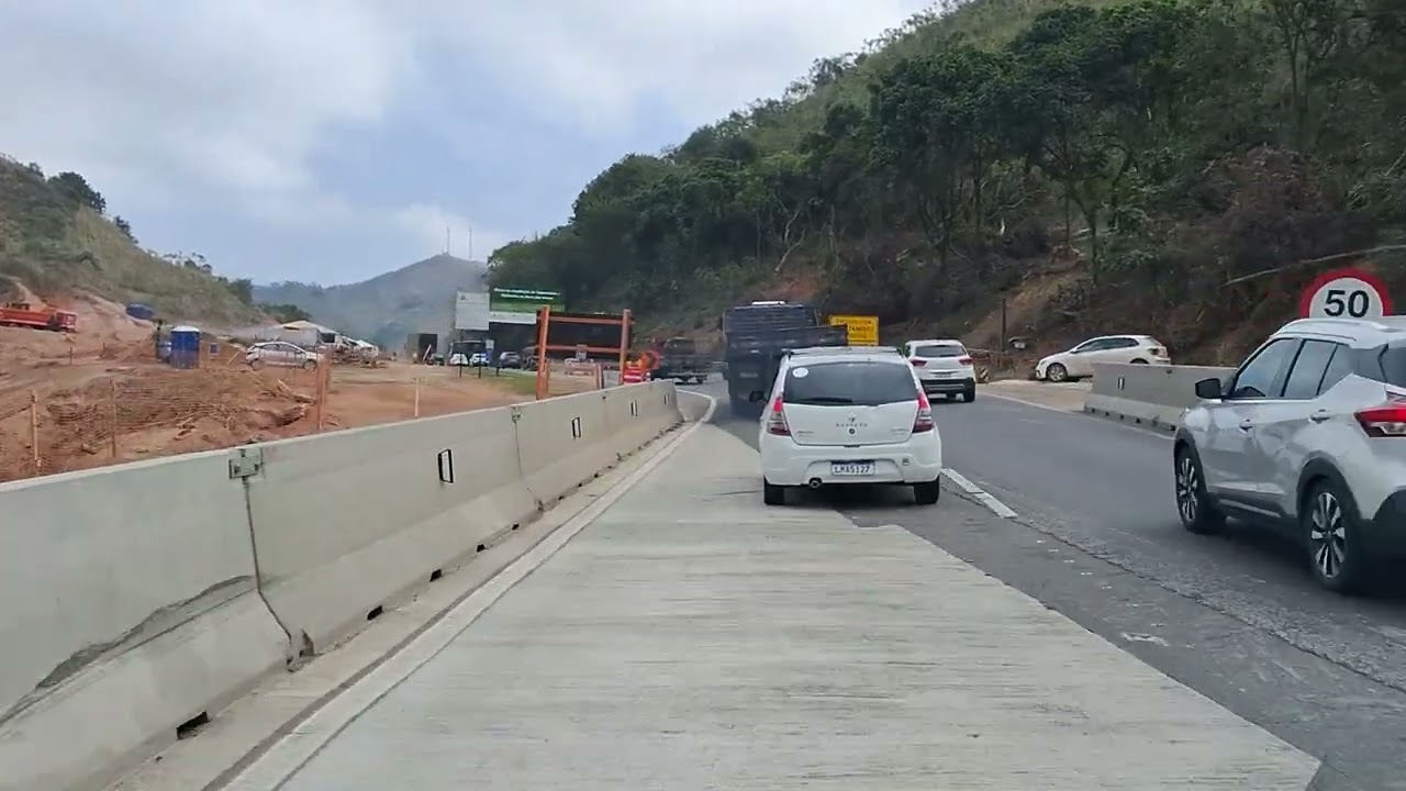 Serra das Araras(subida). Obras a toda velocidade. 15/07/24.