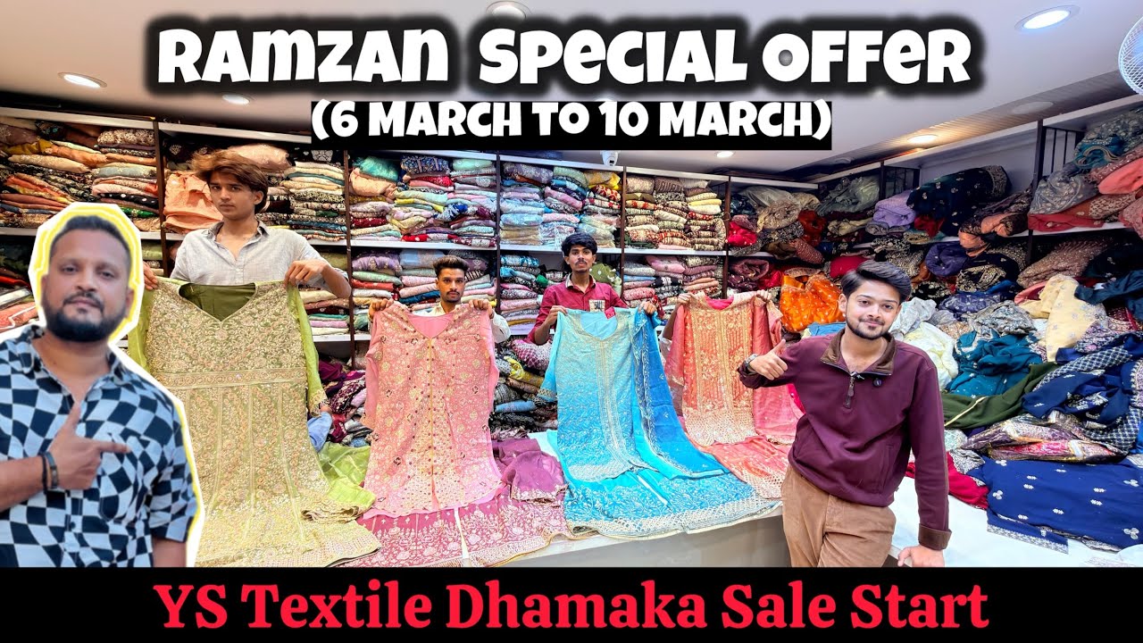 YS Textile “ Dhamaka Sale Start “ Original Branded Handwork Dresses “Sub Se Sasta Milraha Hai Ajao 😱