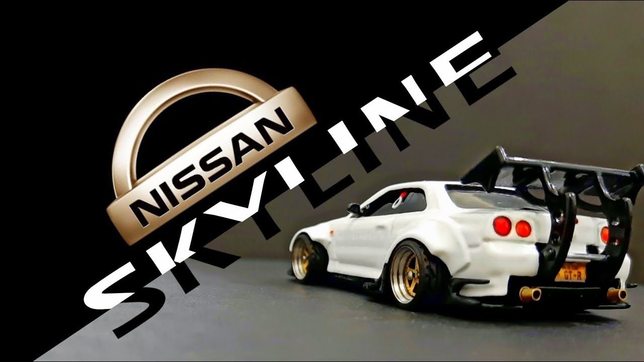 CUSTOM HOT WHEELS NISSAN SKYLINE GT-R R34 WIDEBODY | THE OBAKEMONO
