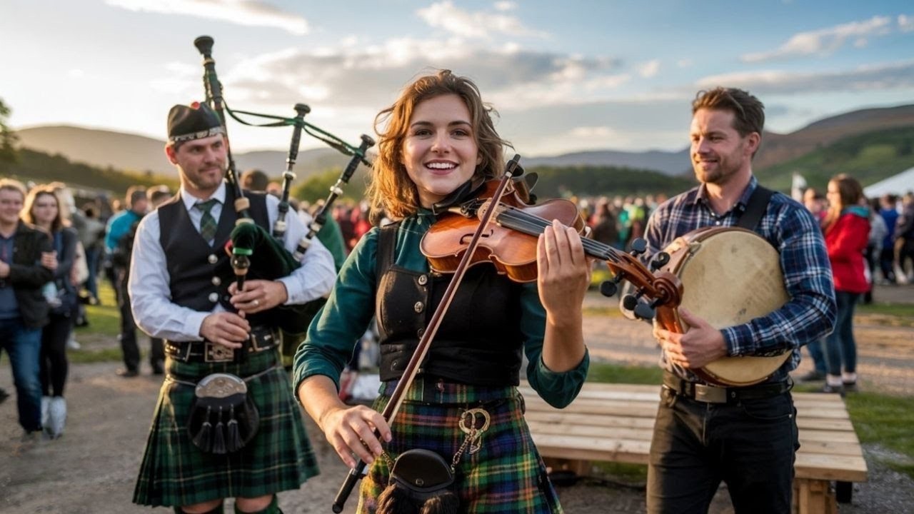 Between Scotland and Ireland ✧ Bagpipes, Landscapes and Sounds for Your Inner Peace