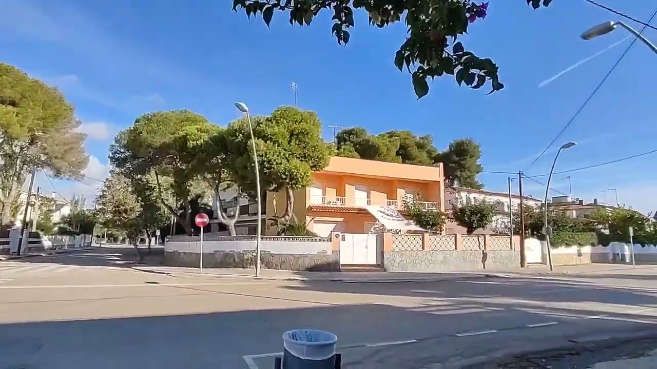 Walking in Coma-Ruga, Costa-Dorada, Spain