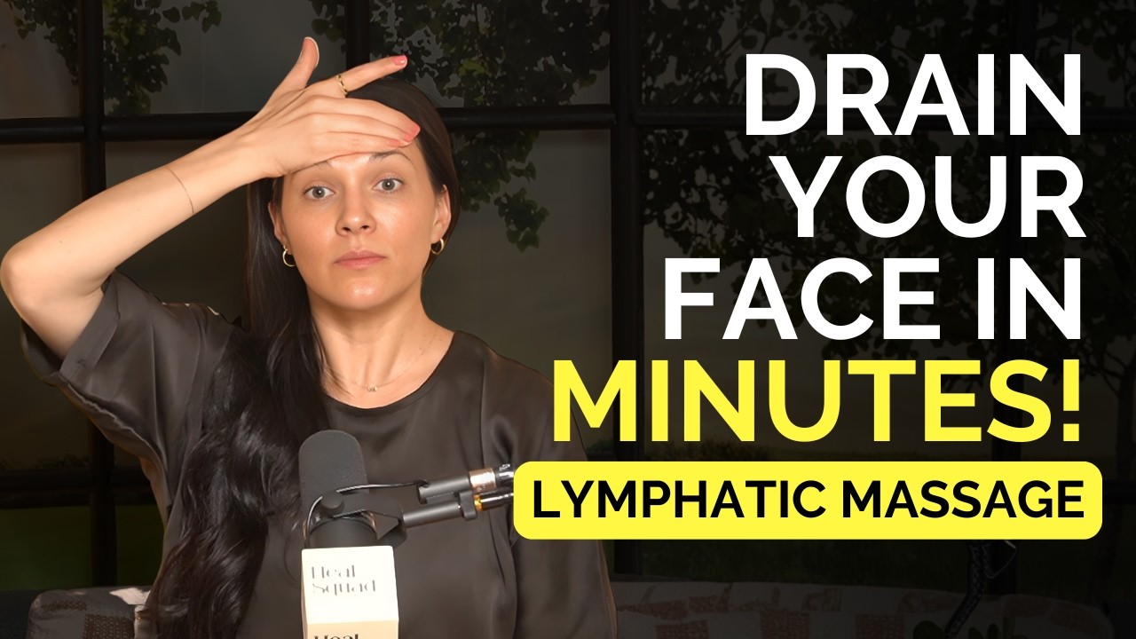 The At-Home Lymphatic Drainage Face Lift Routine (Heal in 10)