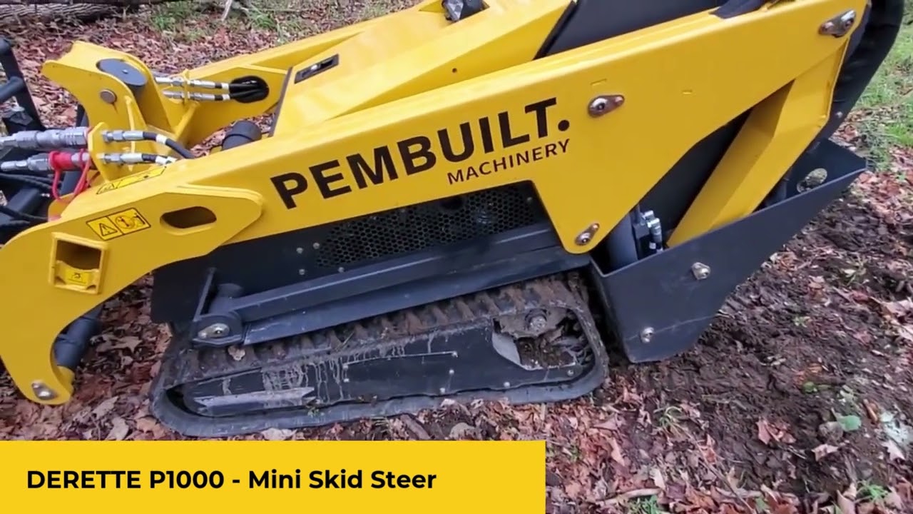 Derette P1000 Mini Skid Steer Loader