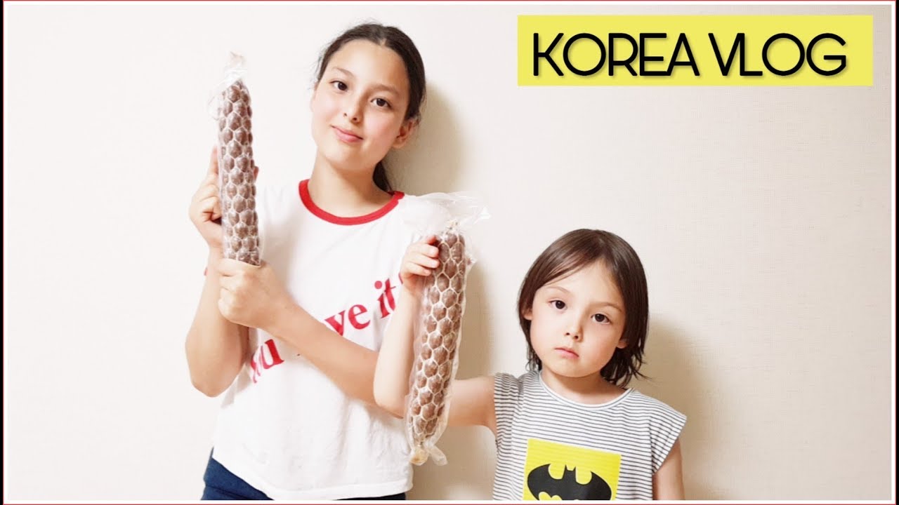 Корейцы пробуют колбасу :) KOREA/ VLOG/