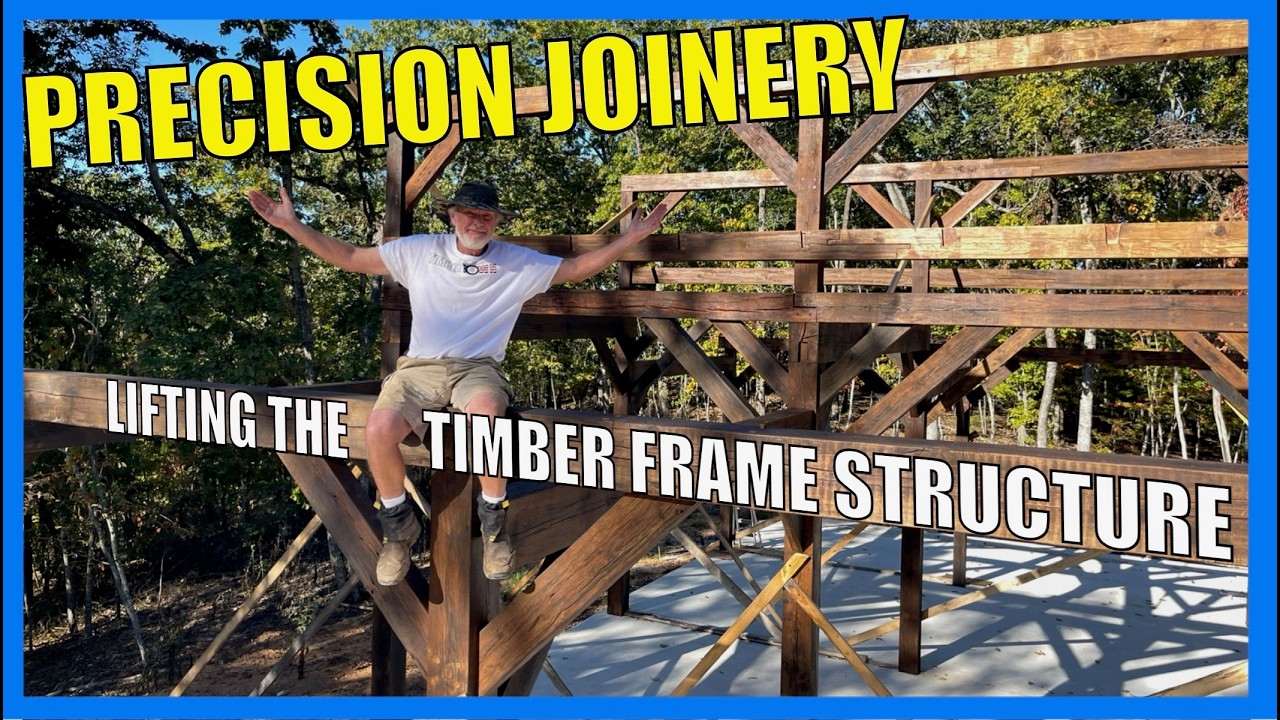 The Second Story on the Barn Goes Up: Timber Frame Raising Secrets