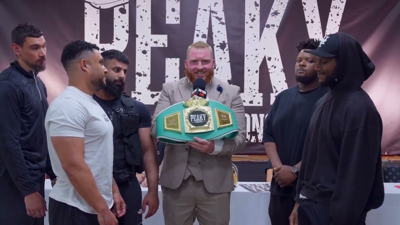 PEAKY PROMOTIONS BOXING PRESS CONFERENCE | FIGHT NIGHT PREVIEW