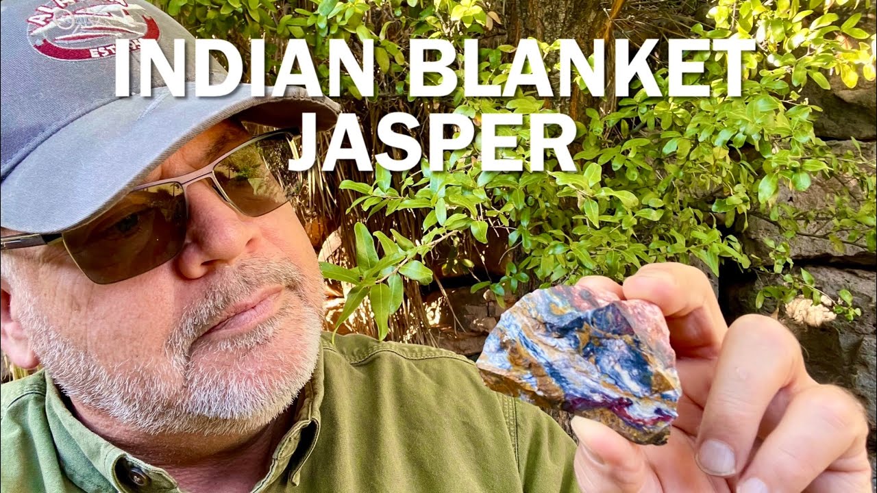 Rockhounding Indian Blanket Jasper с текущими Rockhounding Джаредом и Сарой и доктором Стэном!