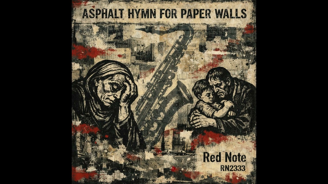 Pumpernickel Collage - Asphalt Hymn for Paper Walls - Red Note Jazz