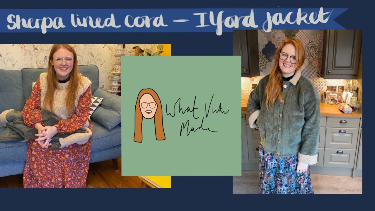 Sherpa Lined Cord Ilford jacket byFriday Pattern company - Fabric and Pattern review - Ilford hack