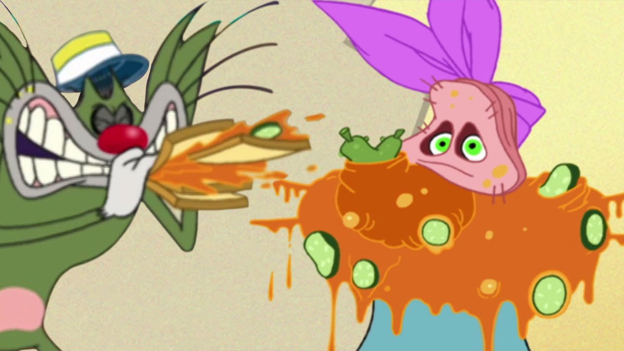 हिंदी Oggy and the Cockroaches 😩 अब तक का सबसे बुरा दिन 😩 Hindi Cartoons for Kids