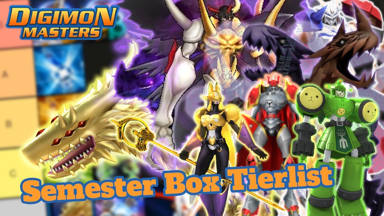 DMO Semester Box Tierlist! - Which SSS/SSS+ is the best? - Digimon Masters Online NADMO