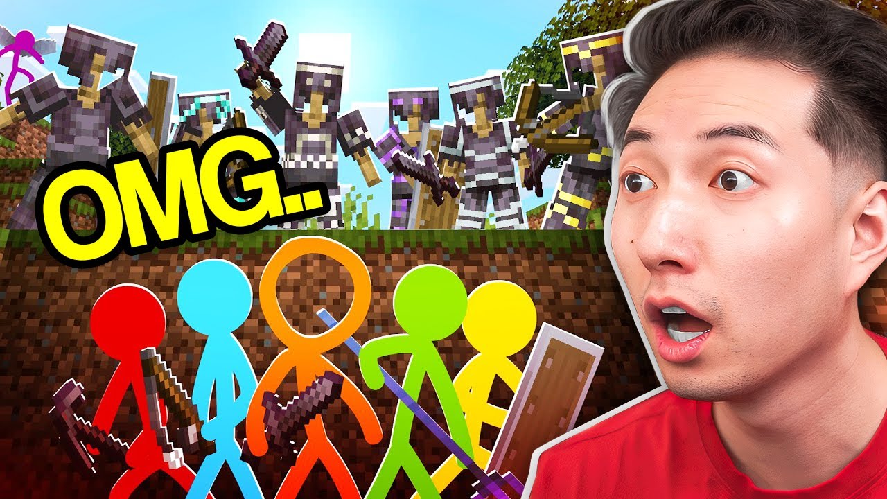 Reacting to an INTENSE Hardcore Manhunt.. (Animation vs Minecraft Shorts - Episode 37)
