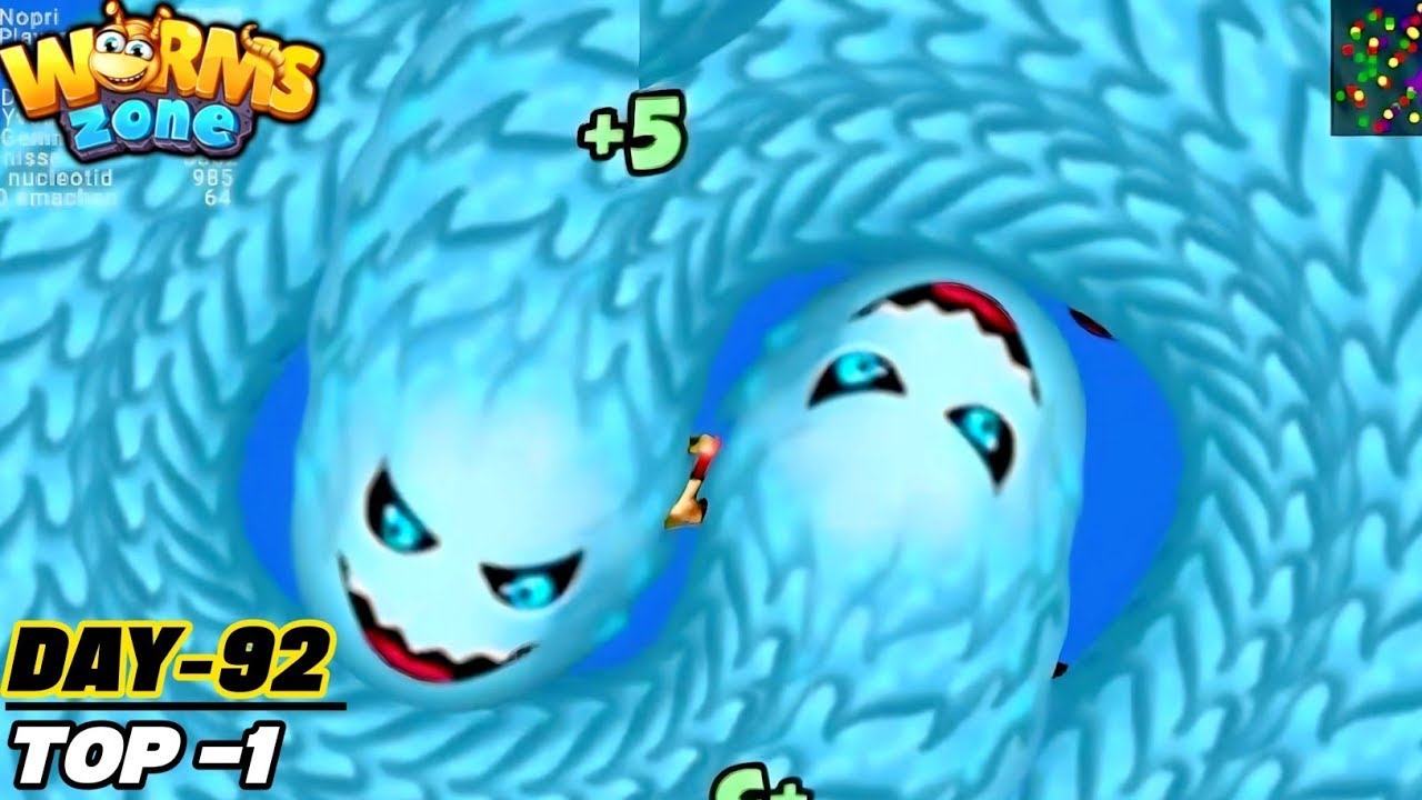 Worms Zone &copy; 10M + Score Best Kill Ever World Record Top 01 Pro Never Stop Running Play