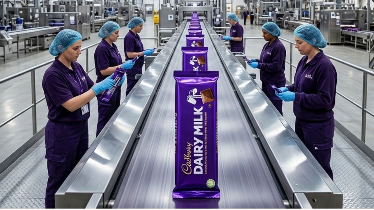 Dairy Milk Chocolate Making Process – Inside Factory Food Factory - FF