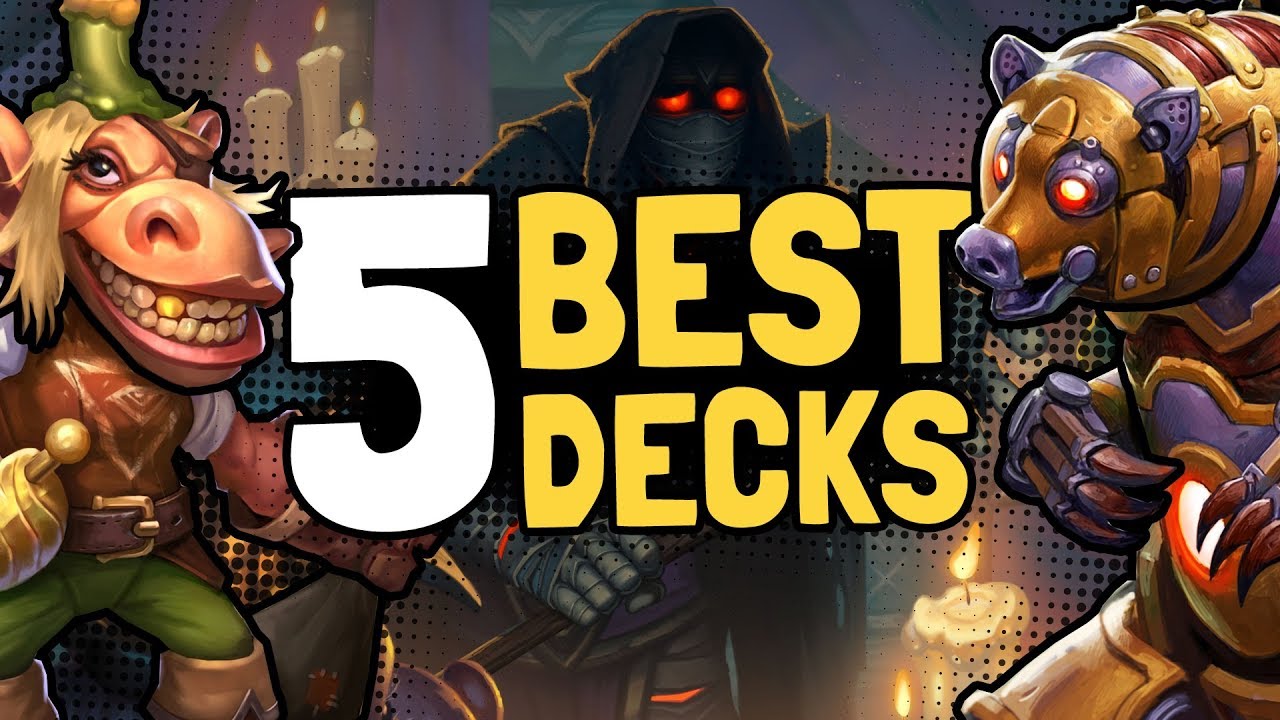 The 5 Best Decks Right Now! (Including an Unknown Sleeper Deck!) - Hearthstone