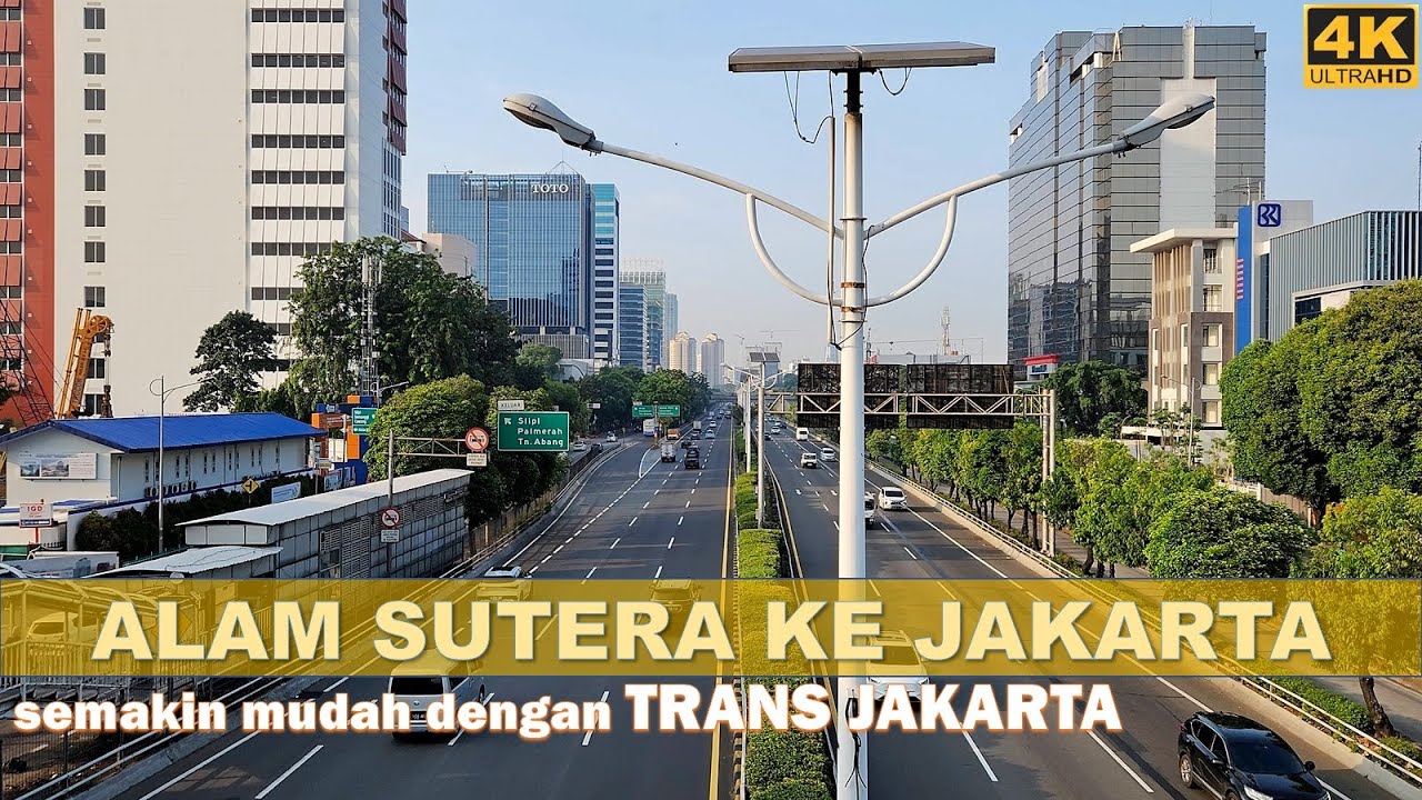 Alam Sutera ke Jakarta semakin dekat dengan Trans Jakarta S61 : rute Alam Sutera ke Blok M❗