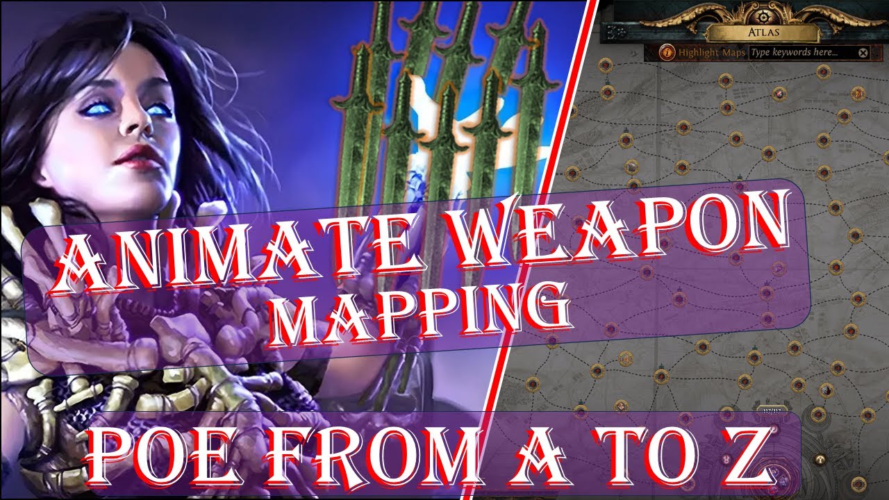 From A to Z - Animate Weapon Mapping (SSF Crucible 3.21 - Path of Exile)