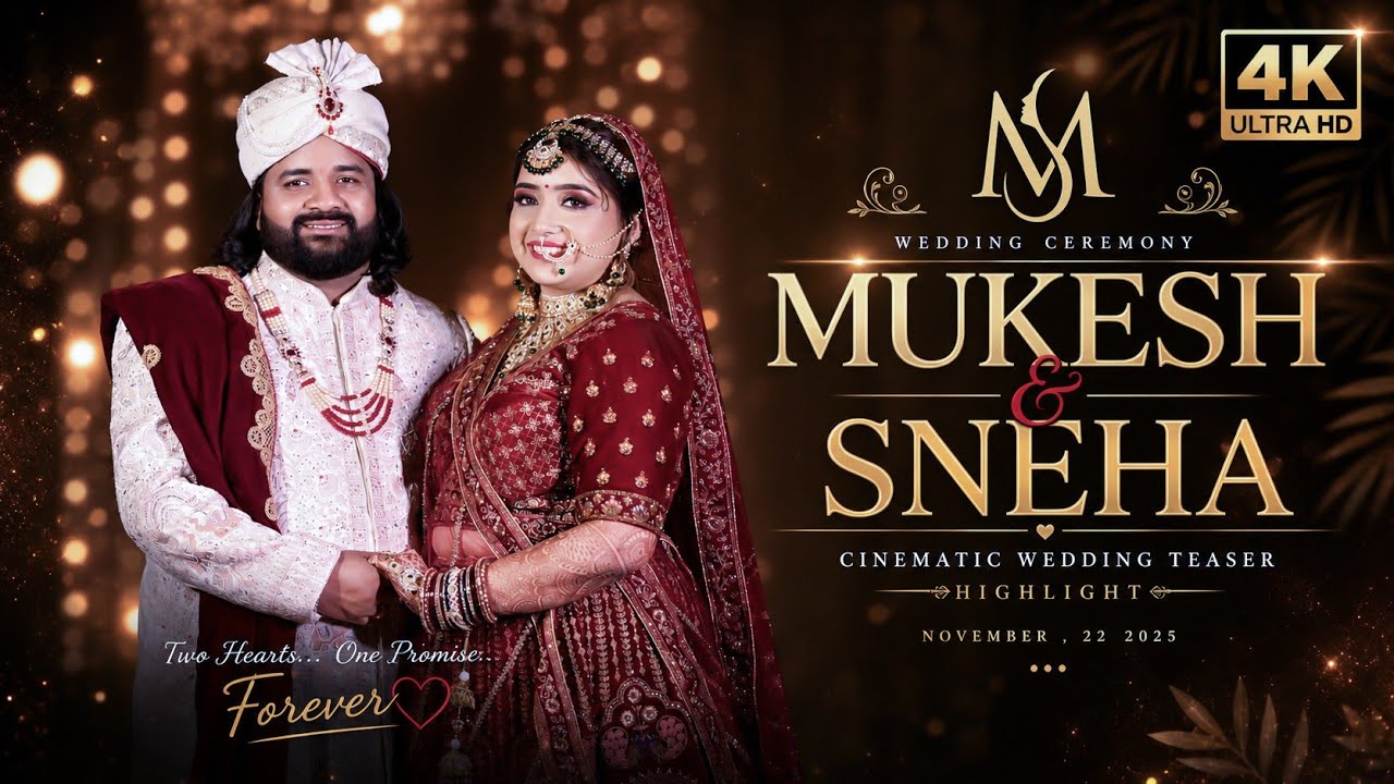 Mukesh & Sneha | Wedding Cinematic Teaser 2026 | Maurya Studio Ayodhya