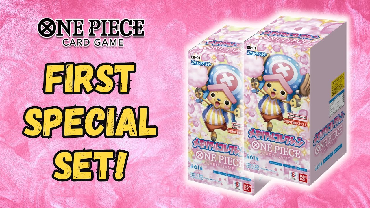 GREAT HITS! Opening 2 Boxes of EB01 Memorial Set!  One Piece TCG Booster Box Opening