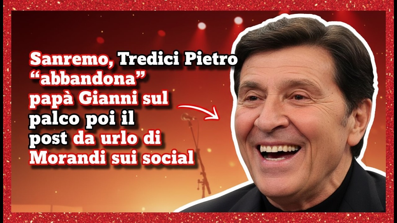 Gianni Morandi e Tredici Pietro Un Duetto Indimenticabile a Sanremo 2026