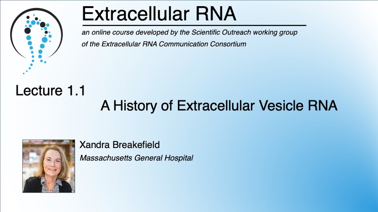 History of Extracellular Vesicle RNA - Xandra Breakefield