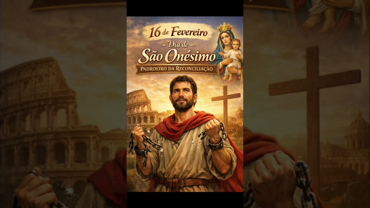 são Onésimo #16defevereiro #FéCatólica #SãoOnésimo #SantosDoDia 