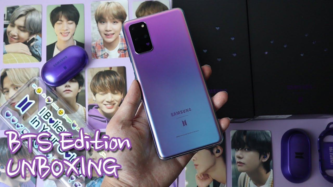 Samsung Galaxy BTS Edition Unboxing ASMR💜I 방탄소년단 갤럭시 스페셜 에디션 언박싱!💜 진짜 존예다..(+BTS에디션 구독자 이벤트)