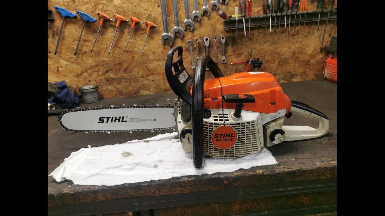 KÓBORÉK: A megsült Stihl Ms 261 M-tronic /Damaged Piston