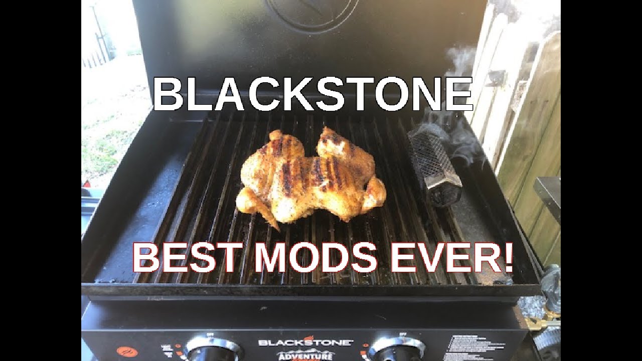Spatchcock Chicken on the  Blackstone using Griddle Grates: the best mod ever!