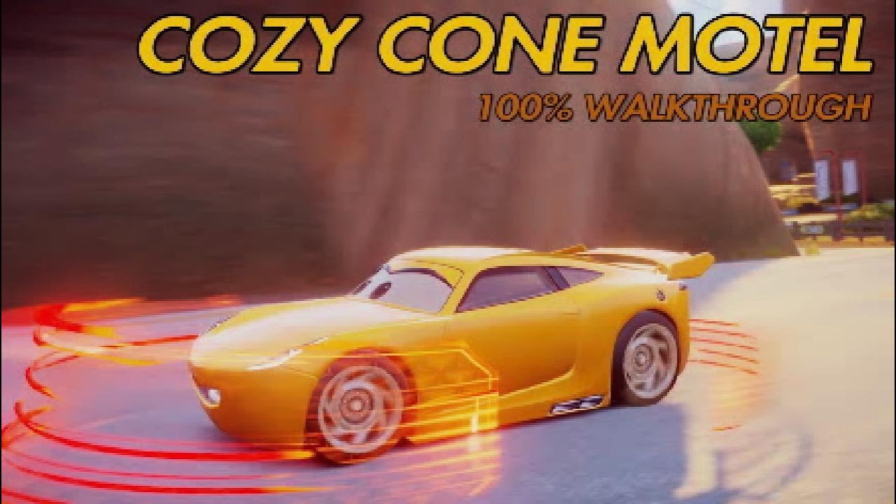 Disney SpeedStorm 100% Walkthrough | Piston Cup | Cozy Cone Motel