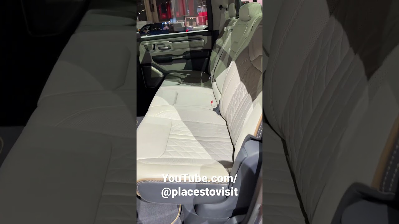 2025 RAM 1500 REV Electric pickup truck interior unveiling 