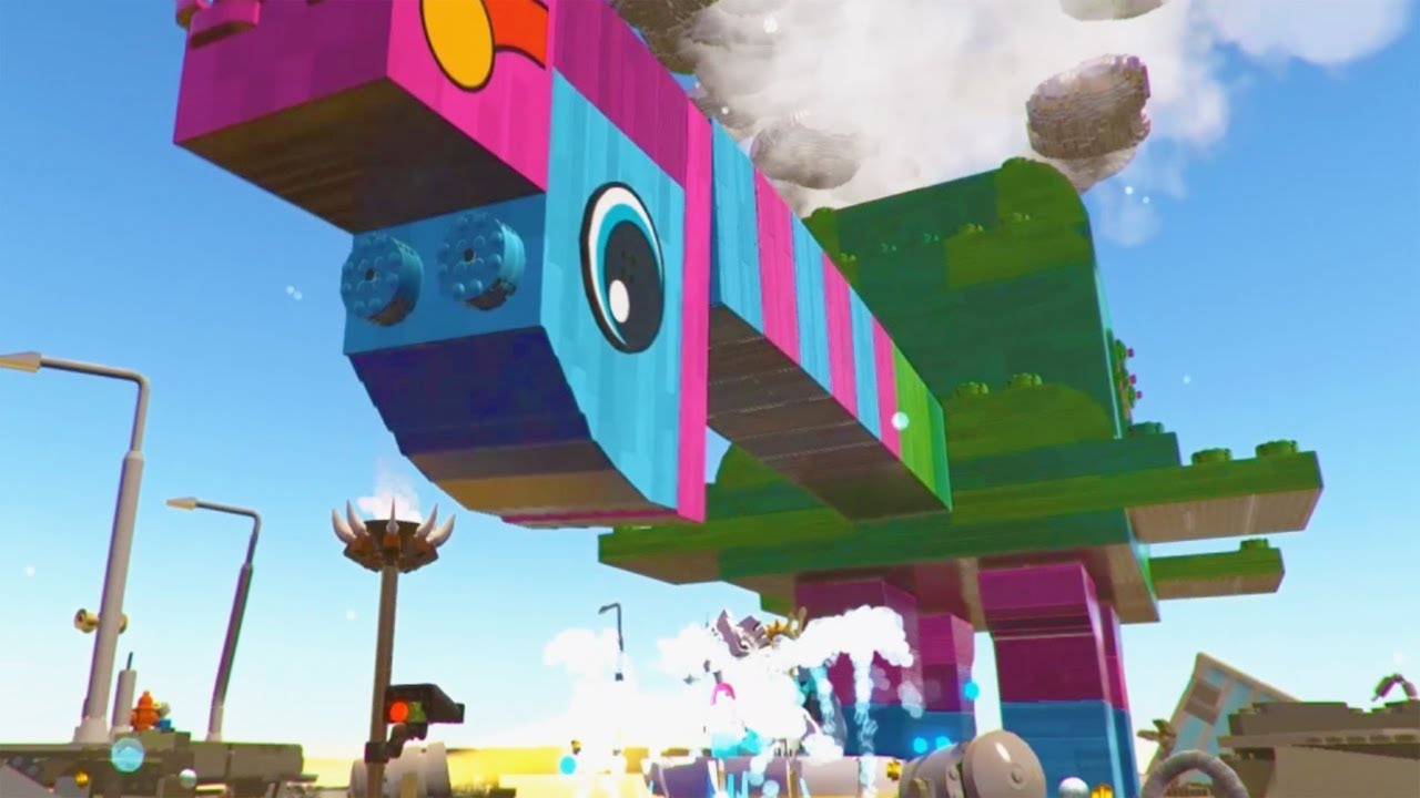 The LEGO Movie 2 Videogame - First Boss Fight Gameplay