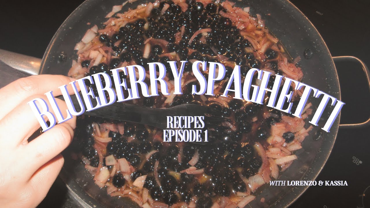 How to Make Blueberry Spaghetti Recipe | Simple and Delicious