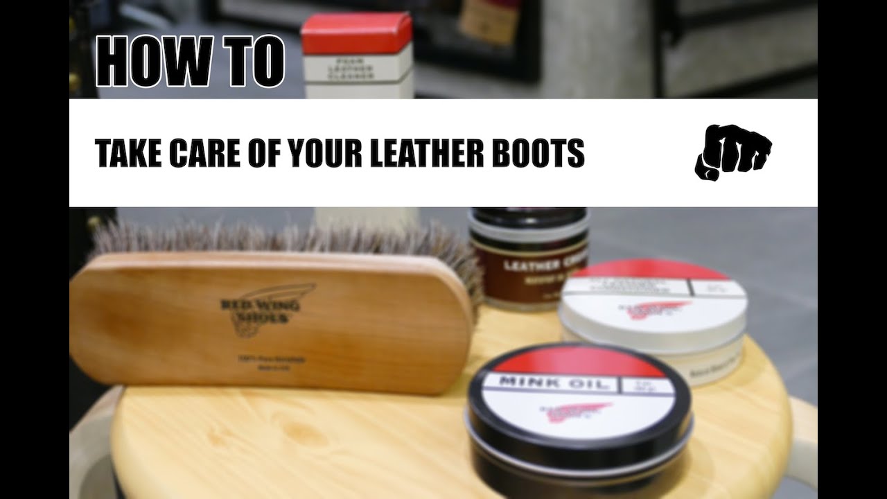 How to take care of your leather boots