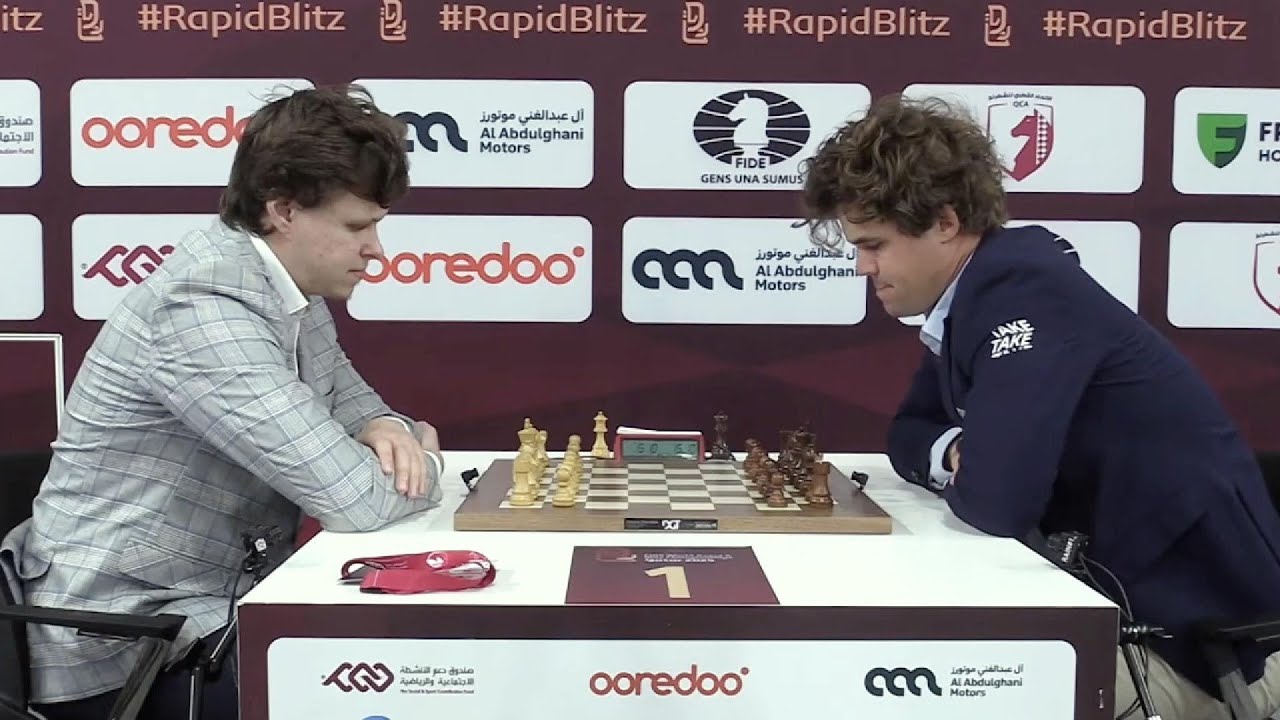 Vladislav Artemiev vs Magnus Carlsen / FIDE World Rapid 2025 / Round 7 English Opening: Anglo-Indian