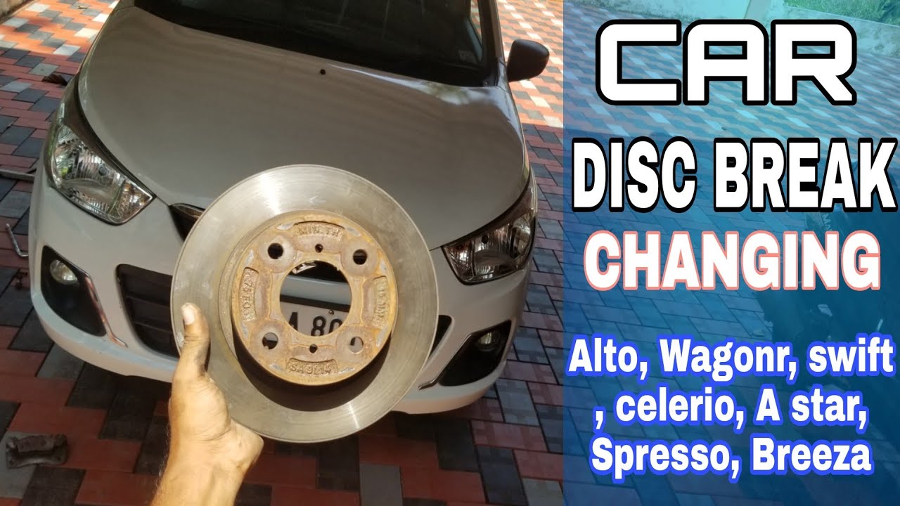 How To Remove Car Front Break Disc Rotor | How To Change Car Disc Rotor | Alto Disc Rotor Changing