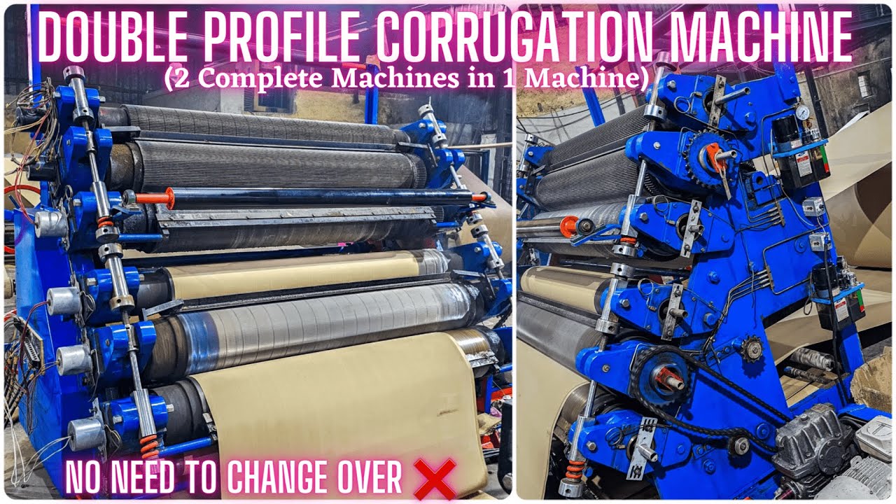 DOUBLE PROFILE CORRUGATION MACHINE (2 IN 1 MACHINE) || NO NEED TO CHANGE OVER ❌