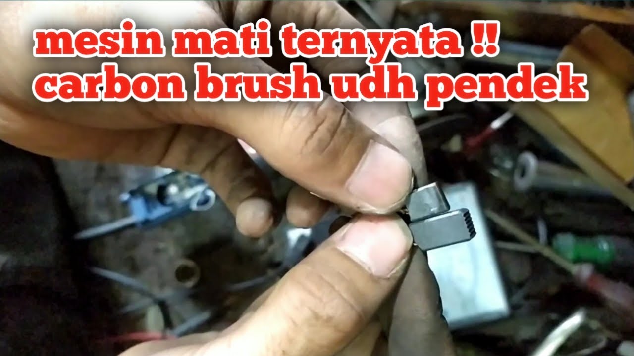 cara ganti carbon brush gerinda bosch GWS6-100 terbaru 2020 || spul gerinda