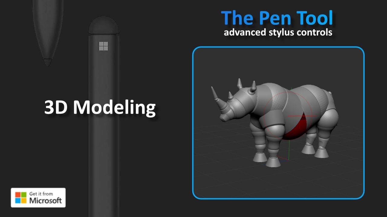 The Pen Tool - 3D modeling - Zbrush, Artist Pad, sticky mods, navigation improvements