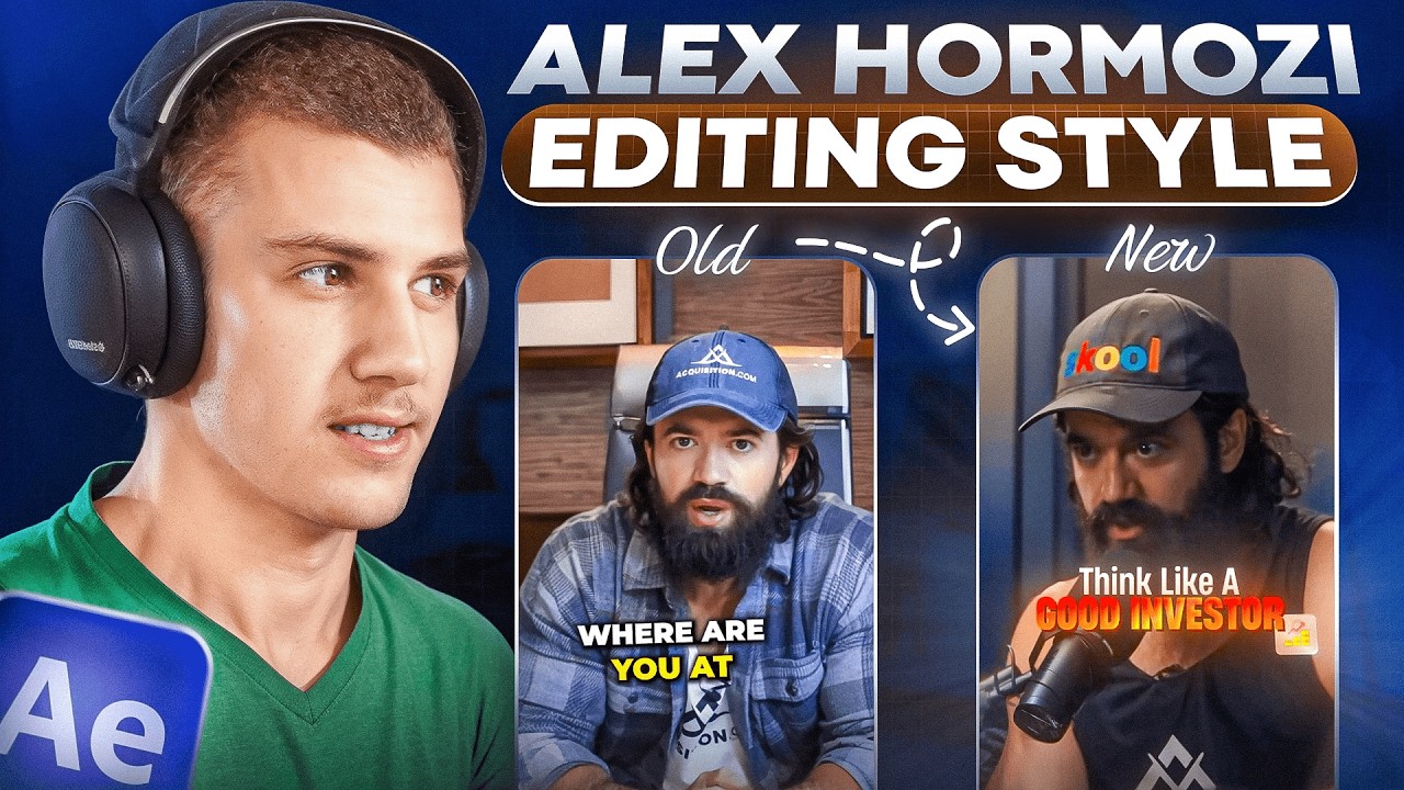 How to Re-create the Alex Hormozi Editing Style in 2025! (Revamping Old Editing Styles)