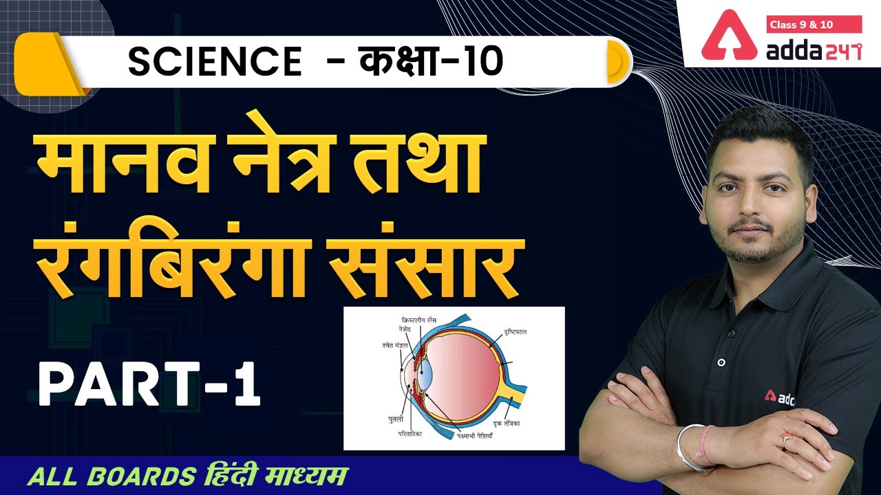 Class 10 Science Chapter 11 in Hindi | मानव नेत्र तथा रंगबिरंगा संसार | NCERT Science Class 10 #1