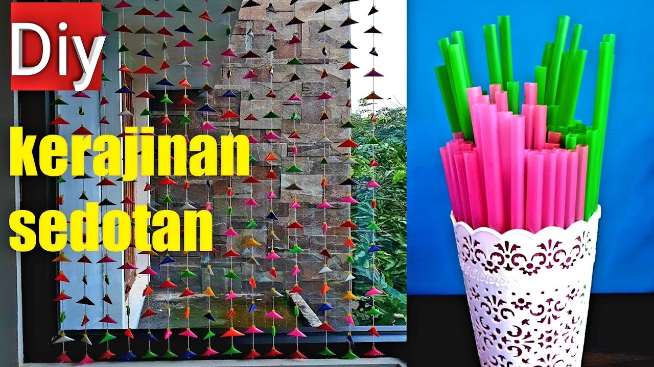 WOW!!! IDE KREATIF MENGAGUMKAN DARI SEDOTAN | HANDICRAFT DIY