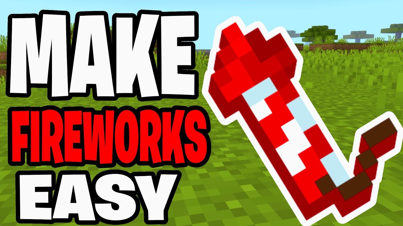 Как сделать фейерверк в Minecraft! — Java и Bedrock