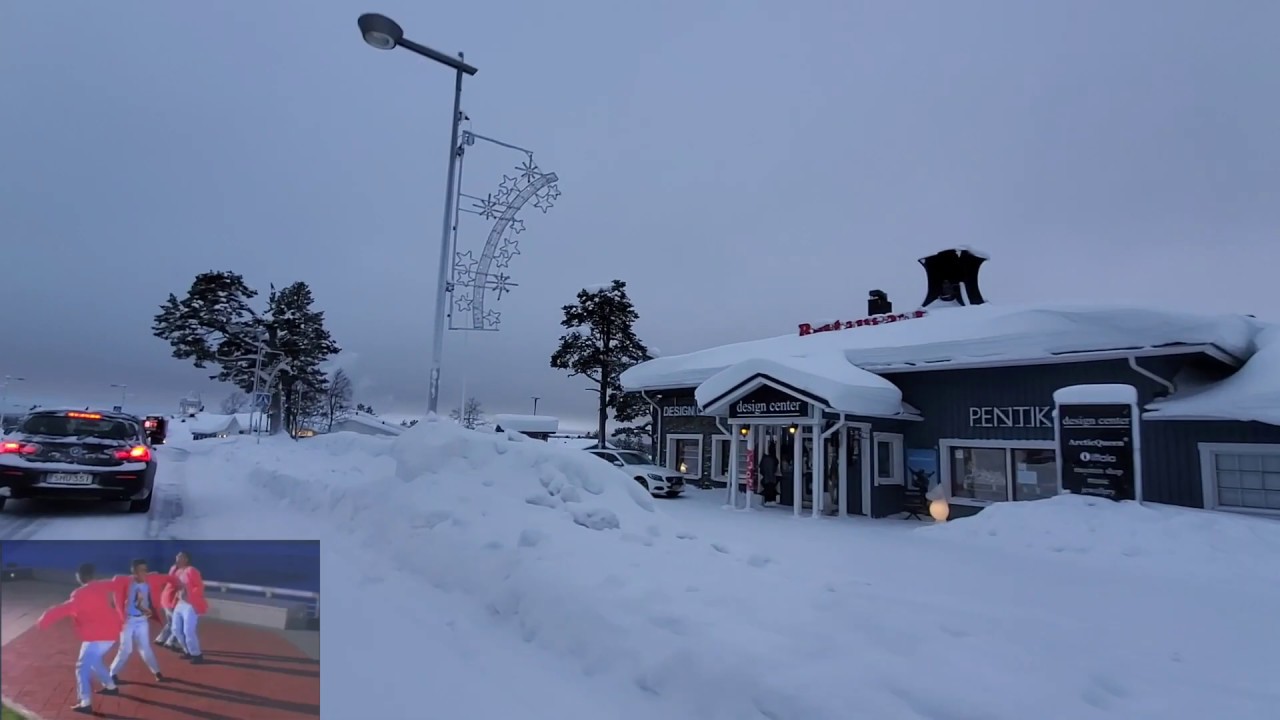 Исследование крошечного городка Саариселька в финской Лапландии.