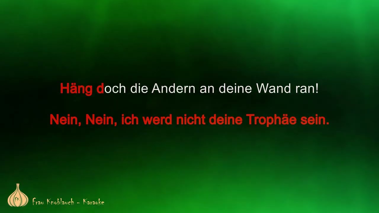 Paula Carolina - Troph&auml;e (Karaoke)