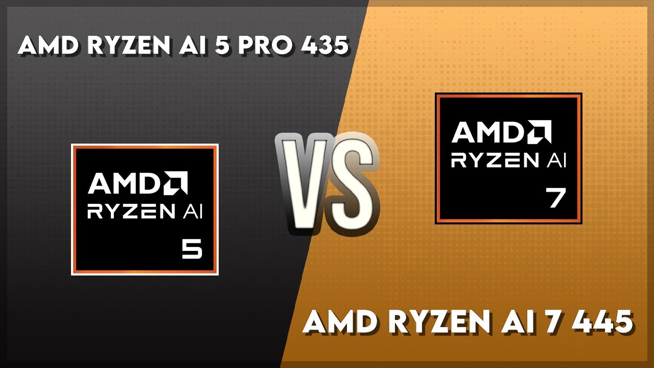 AMD Ryzen AI 5 Pro 435 vs AMD Ryzen AI 7 445 Technical Comparison